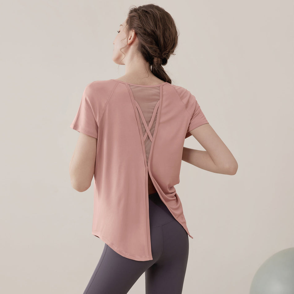 Women's Yoga Sports Top – Loose & Breathable