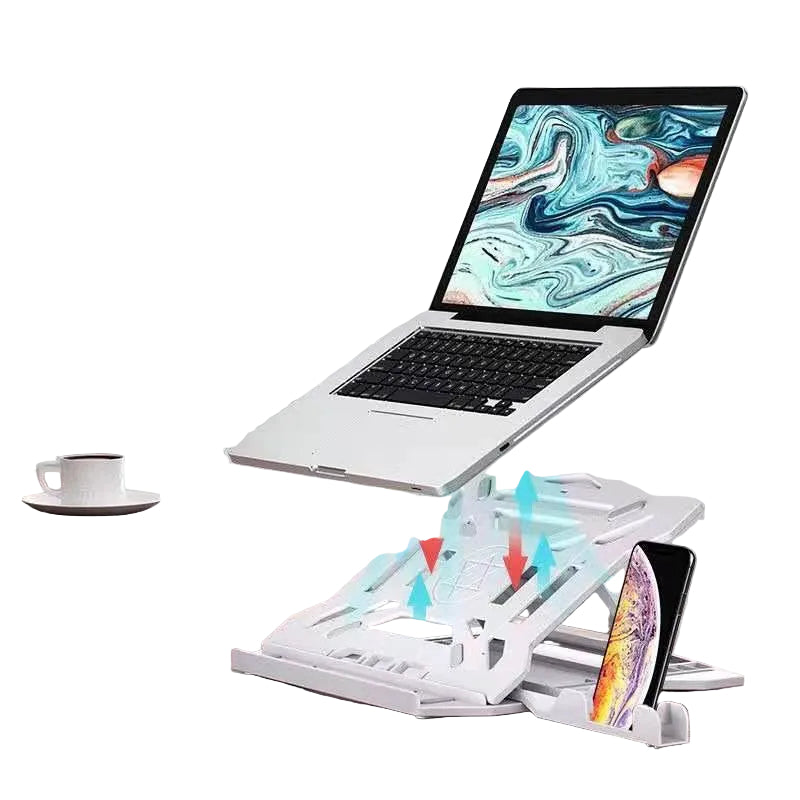N2 Adjustable Foldable Laptop Stand with Turntable