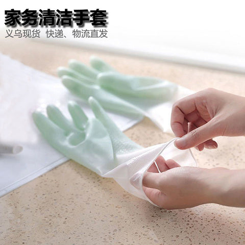 Plastic steel gloves ten