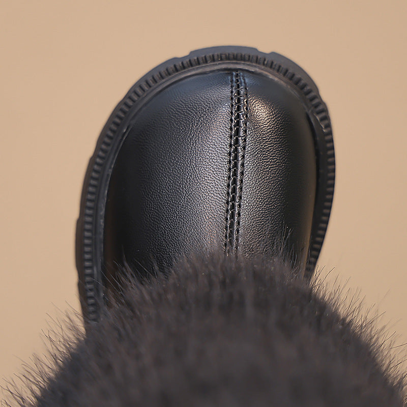 Girls' Autumn Winter Boots 2025 British Style