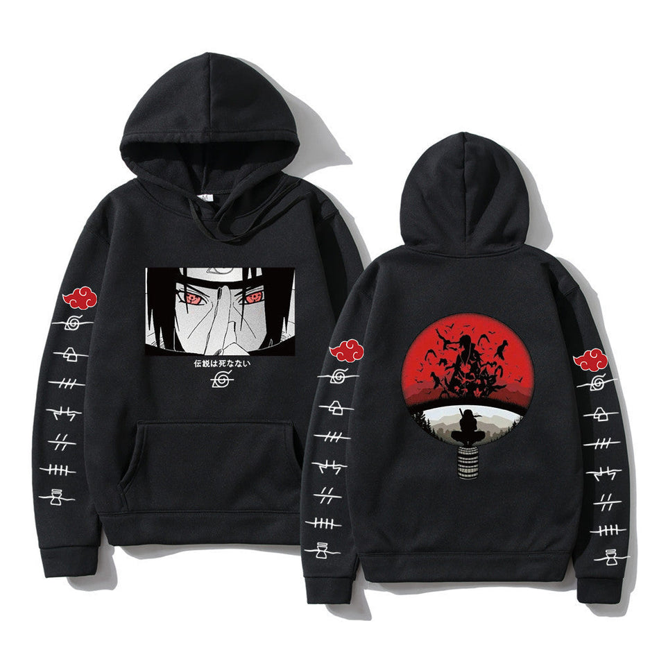 STOCK-Naruto Fleece Hoodie – Anime Spring/Autumn Wear