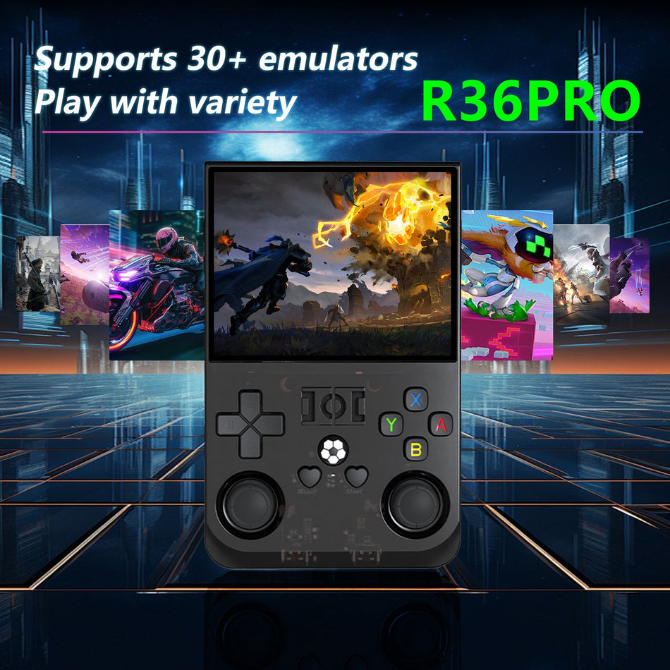 STOCK-R36SPro Handheld Game Console with PSP & GBA Support