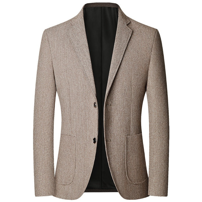 Men’s Casual Dad Suit Jacket – Spring & Autumn Easy Style