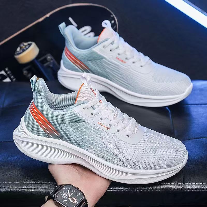 2026 Men’s Breathable Flying Woven Casual Sneakers