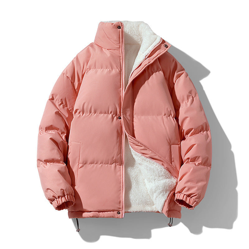 Men’s Cotton-Padded Velvet Winter Jacket – Trendy