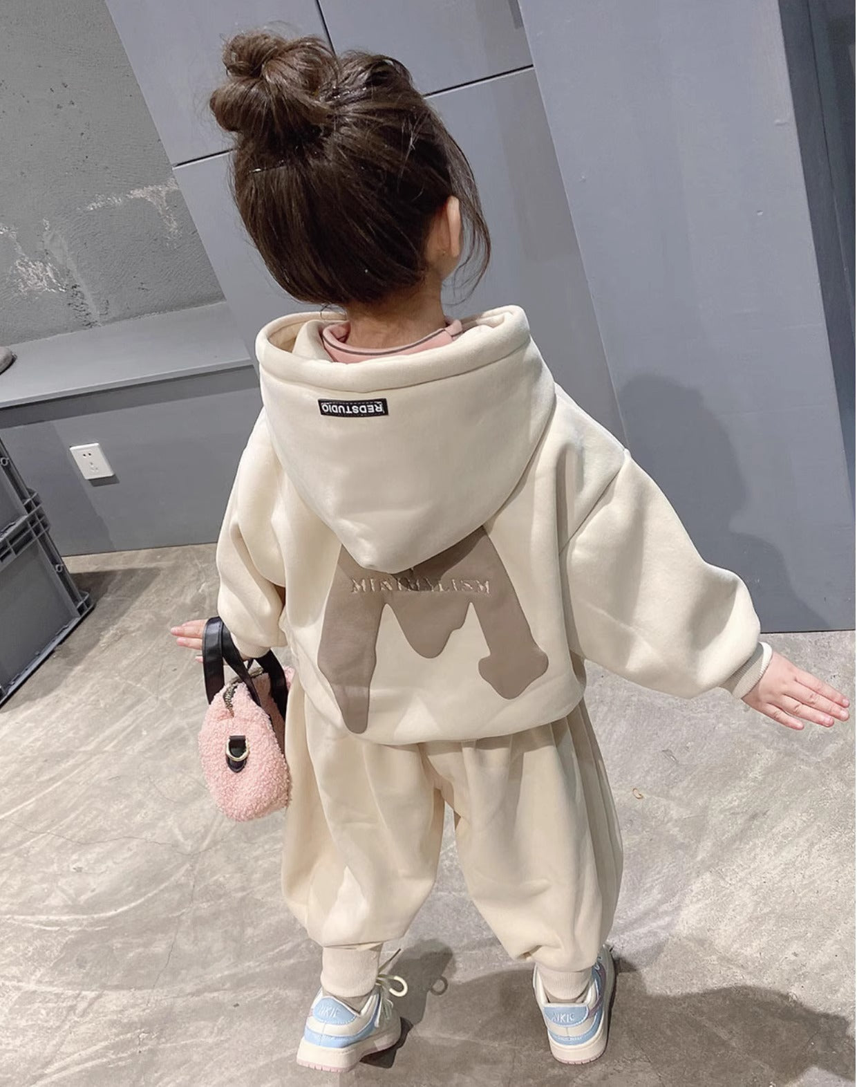 Girls Fleece Hoodie Set – Winter Tracksuit Outfit – Baby & Children's Outfits – Image 6