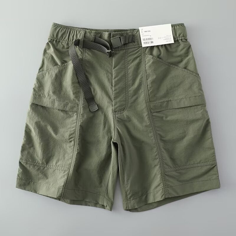 Men’s Quick-Dry Outdoor Cargo Shorts – Summer