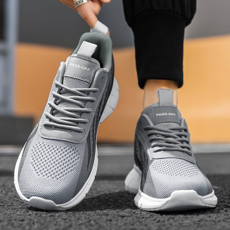 Fly-Knit Sports Running Shoes for Men Non-Slip 2025