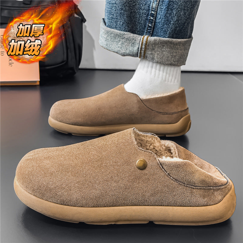 Men’s Suede Velvet Two-Wear Winter Shoes
