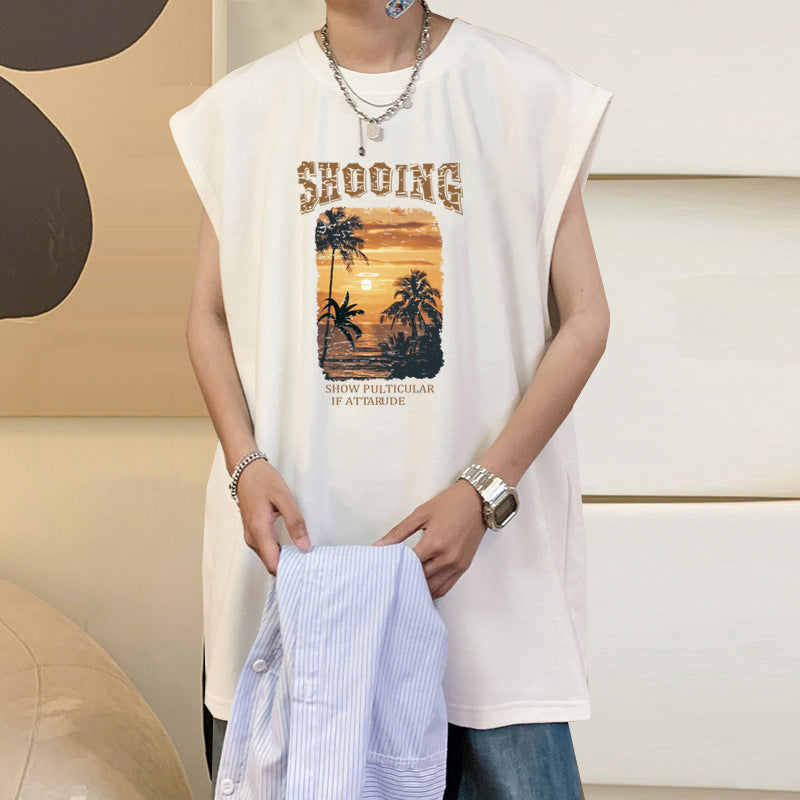 100% Cotton Sleeveless Vest