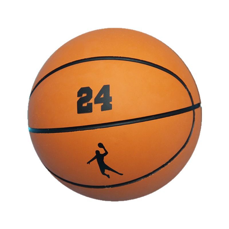 9CM Hollow Rubber Elastic Mini Basketball Toy