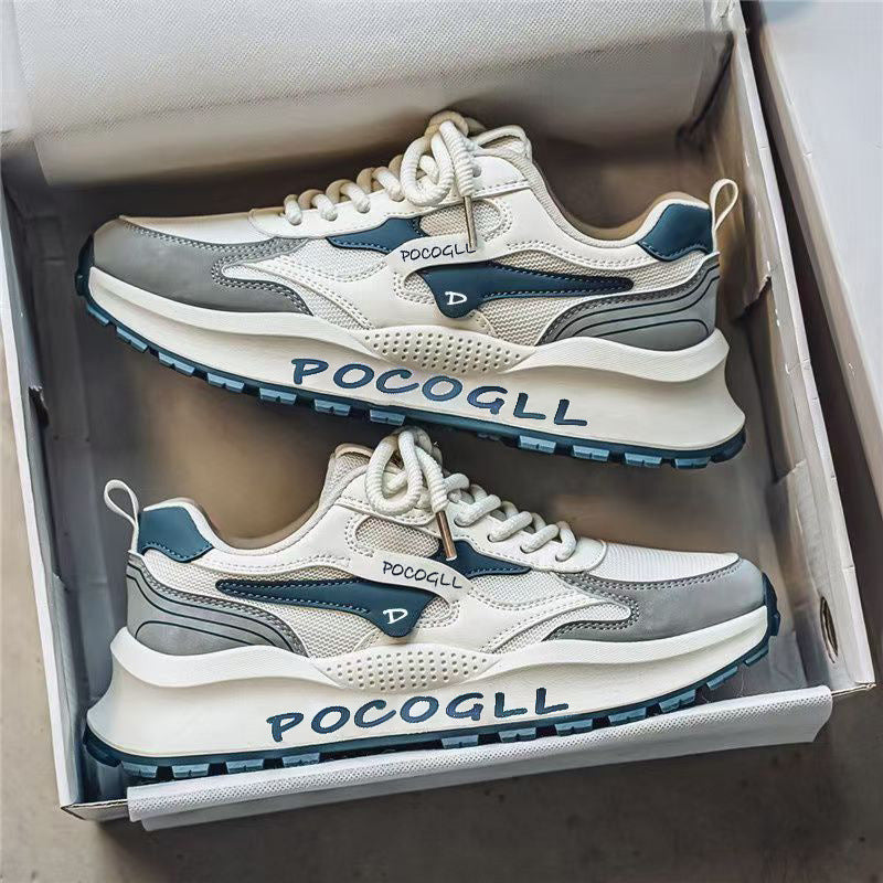 INSTOCK-Men’s Mesh Sneakers 👟 Height Boost