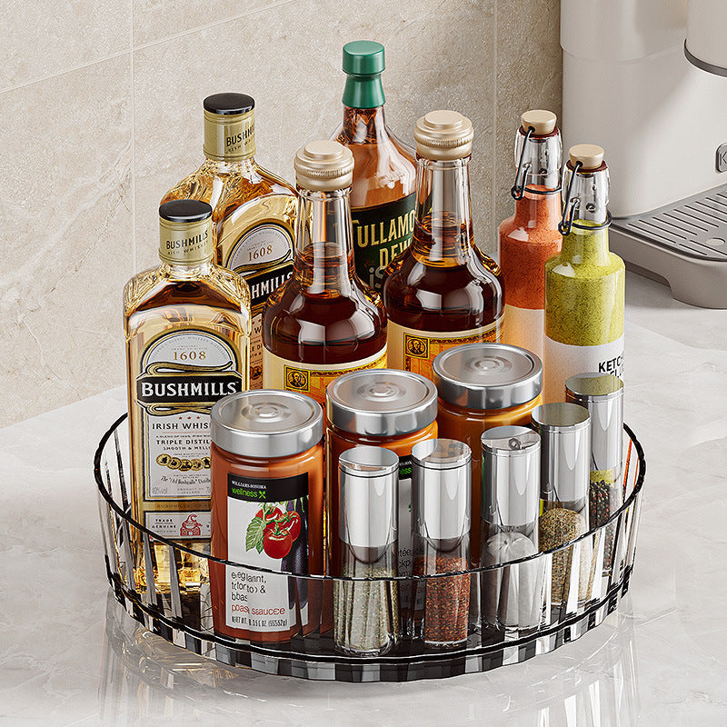 Rotating Kitchen Seasoning Storage Rack