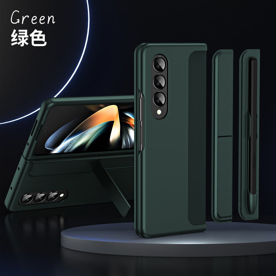 INSTOCK-Samsung Fold5/Fold3/Fold7 Leather Case with Stand