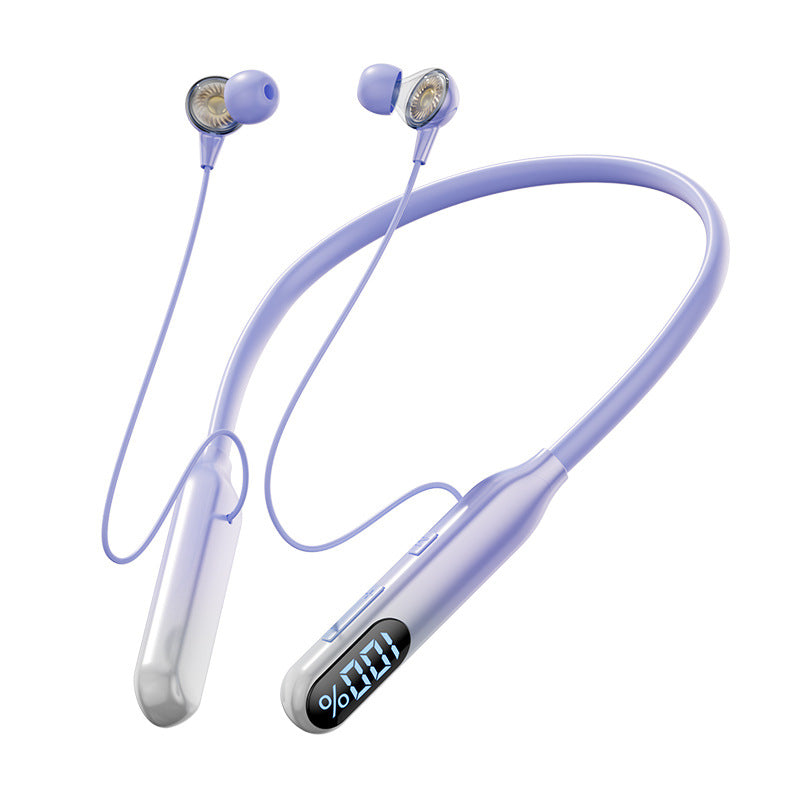 Neckband Bluetooth Headset w/ Digital Display