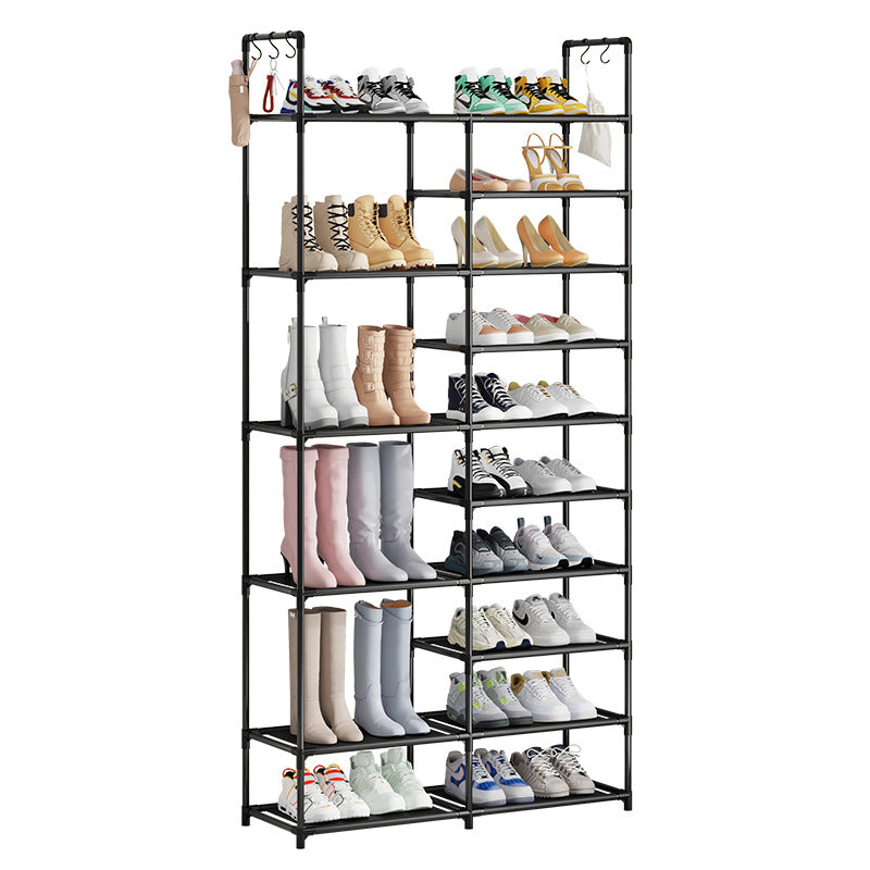 Household Steel Pipe Shoe Rack – Wide & Durable