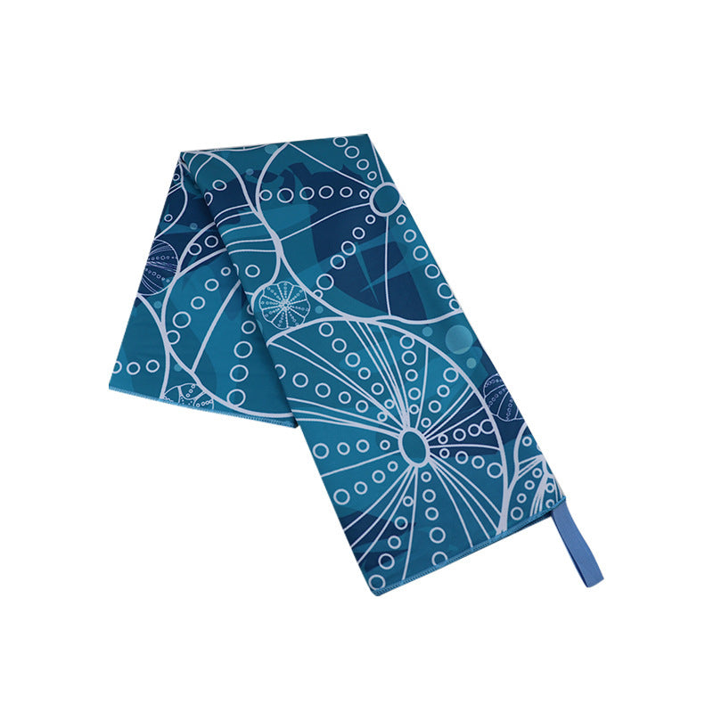 Custom Printed Microfiber Quick-Dry Beach & Sports Towel