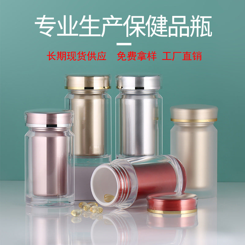 100ml Frosted Health Care Bottle MNM Fish Oil Capsule