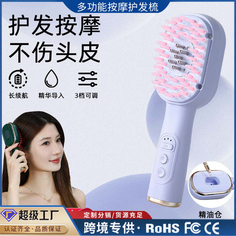 Electric Scalp Massage Comb – Red Light Hair Growth Tool