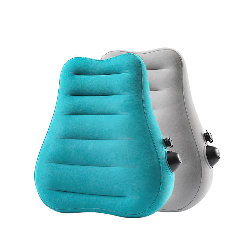 Push-Type Inflatable Travel Waist Pillow Cushion