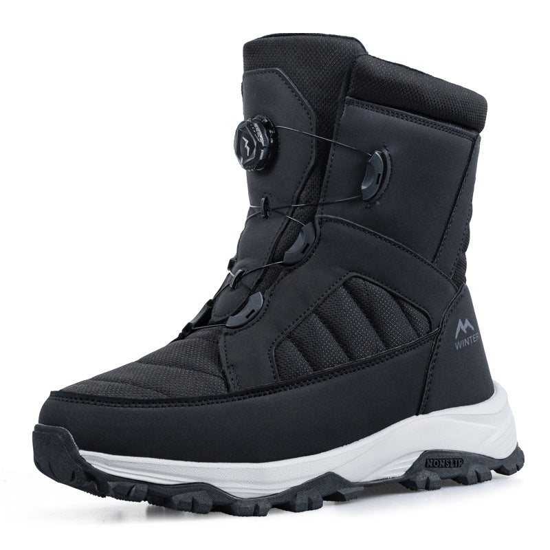 INSTOCK-Winter Men’s & Women’s Snow Boots Fleece-Lined Waterproof