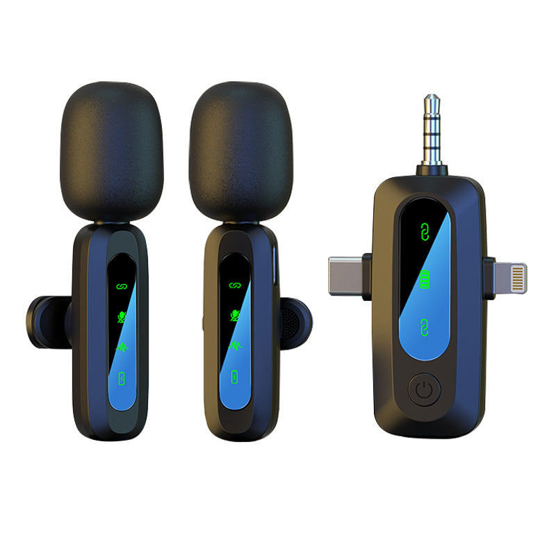 J3 Three-in-One Wireless Lavalier Microphone Noise Reduction