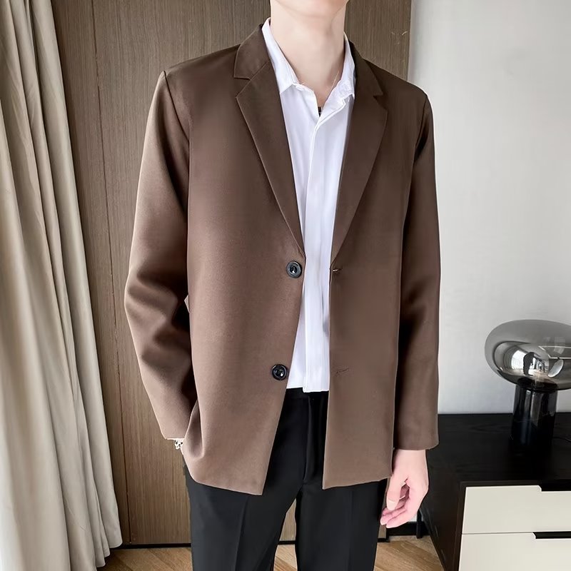 Men’s Slim-Fit Suit Jacket – Spring Trend Business Casual