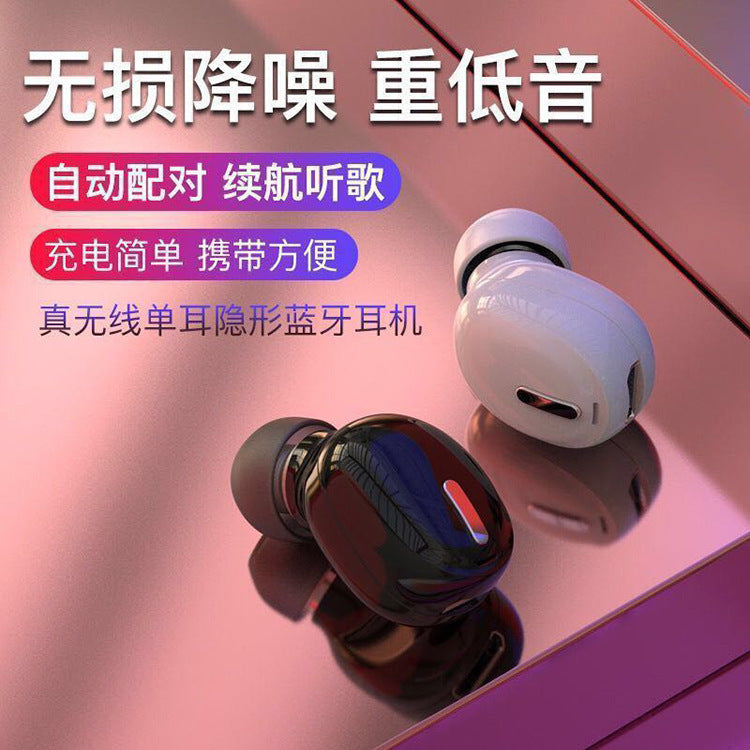 X9 Mini Single-Ear Bluetooth Headset for Sleep & Calls