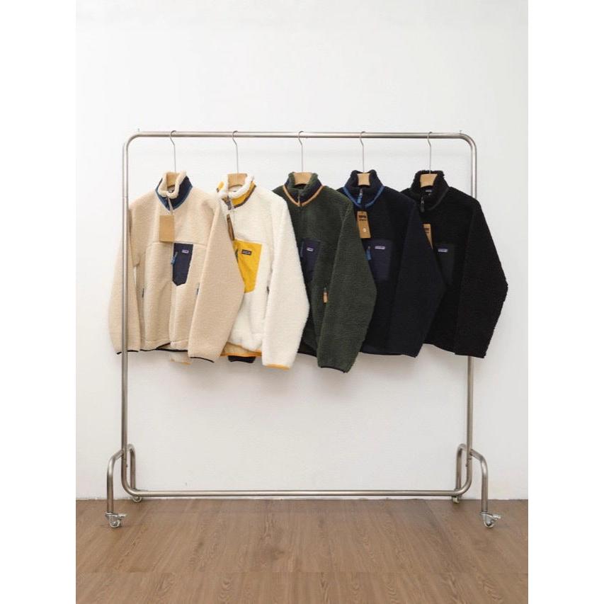 Pata Outdoor Fleece Jacket Lamb Wool Stand-Up Zipper