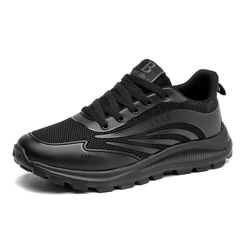 Men's Premium All-Season Breathable Solid Color Sneakers