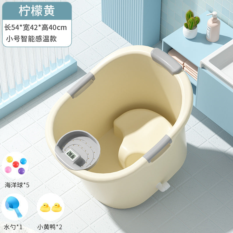 Large Thickened Baby & Kids Sit-In Bathtub