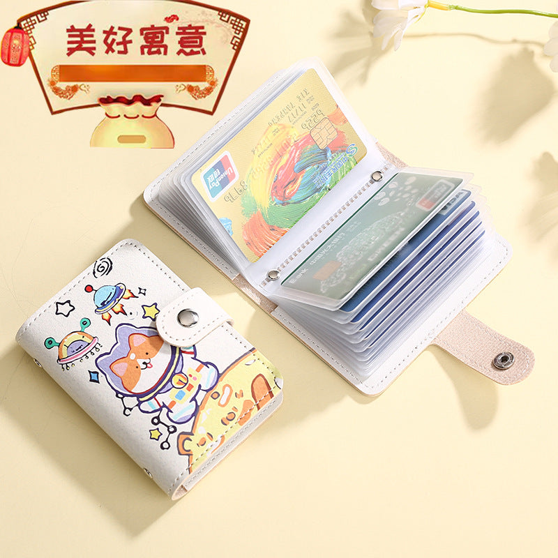 STOCK-Cartoon Multi-Card Coin Wallet – Playful & Personalized