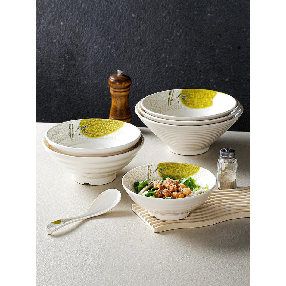 Xiangyuan Melamine Large Noodle & Soup Bowl Set