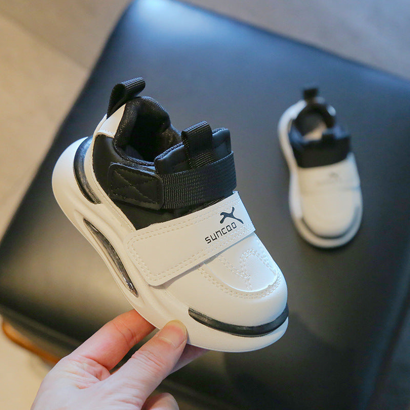 INSTOCK-2024 Kids‚ Leather Sneakers | Non-Slip Toddler Shoes