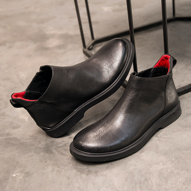 Men’s Leather Chelsea Boots | Retro British Style Boots
