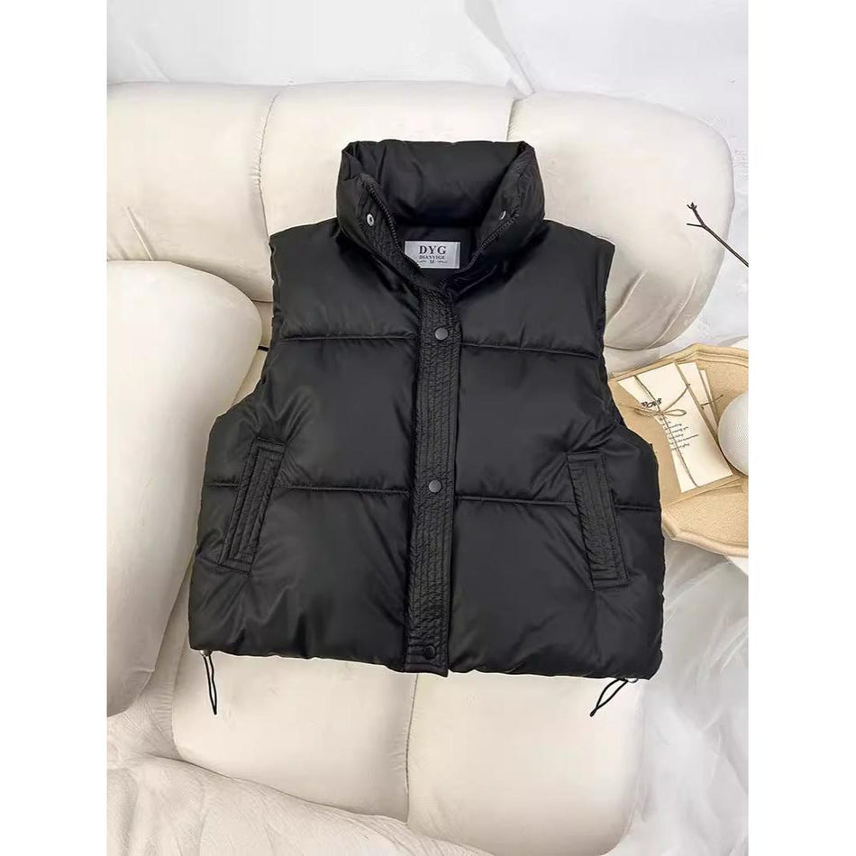 Korean Style Cotton Padded Vest for Women