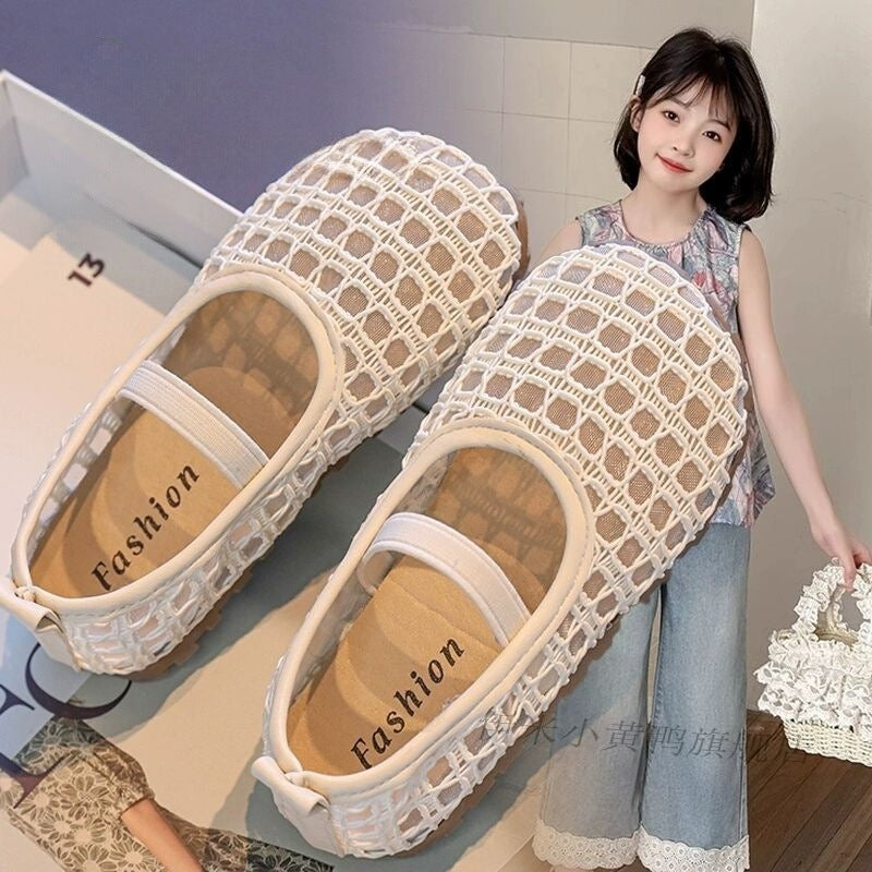 Girls Mesh Princess Sandals Summer Casual Shoes