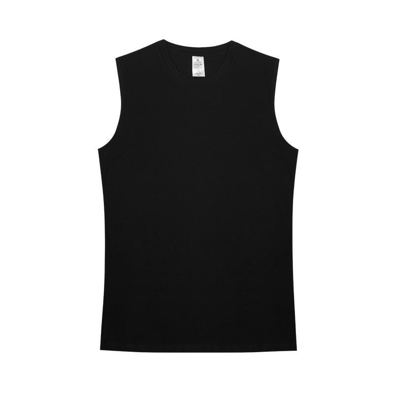 White Cotton Sleeveless Vest – Gym & Street Style
