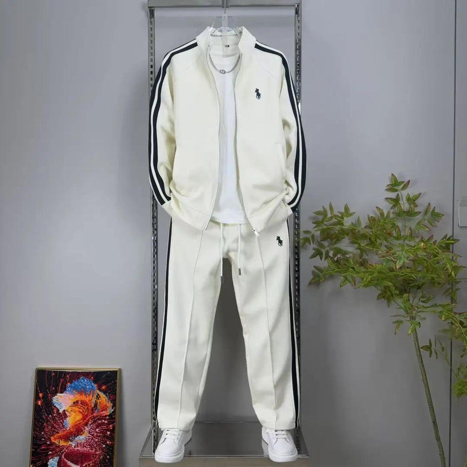 Men's Stand-Up Collar Sports Suit Casual Two-Piece Set