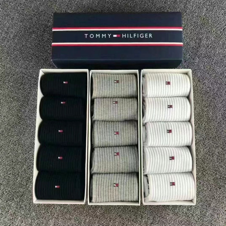 (PACK OF - 5) Tommy Socks Mens Gift Box 2025 – Stylish &