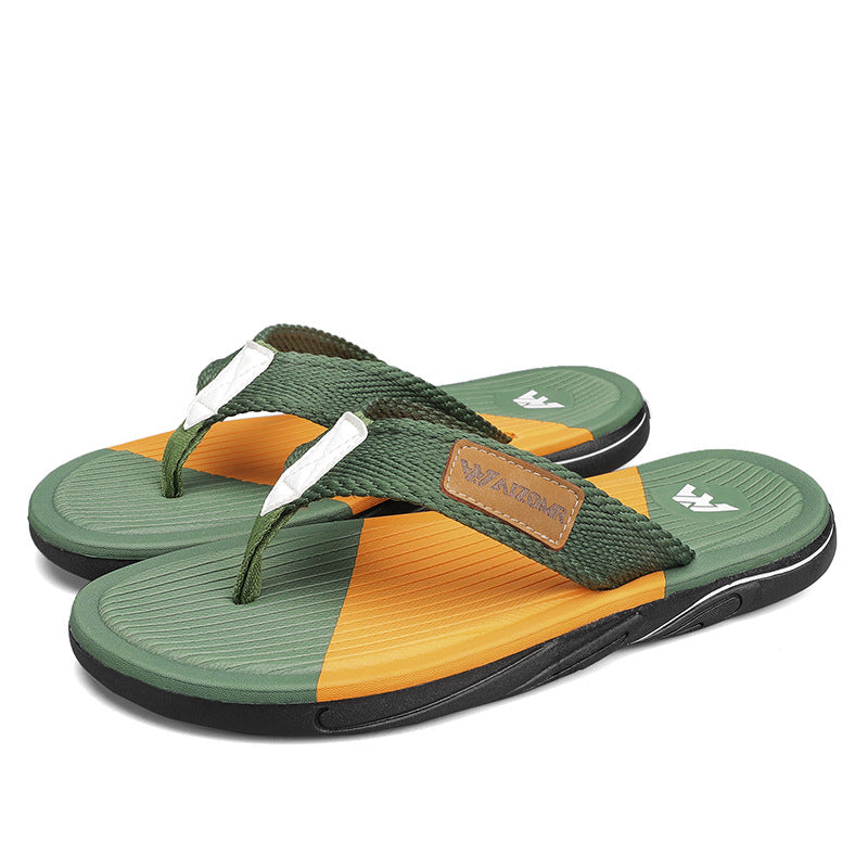 Men's Anti-Slip Breathable Flip Flops – Summer Comfort & Style