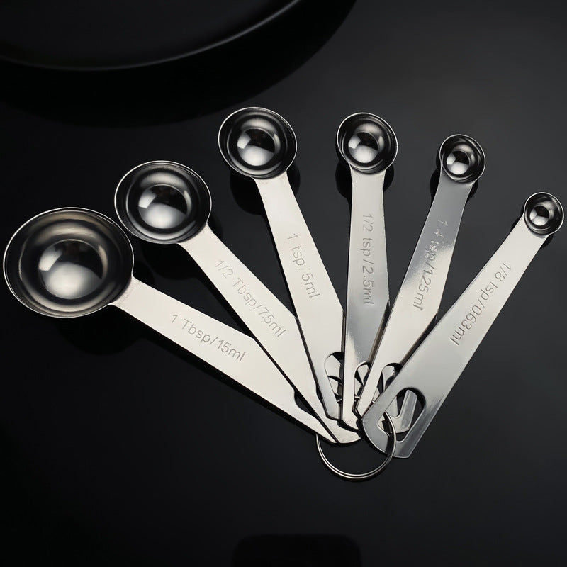 Stainless Steel Baking Measuring Spoon Gram Scale Set
