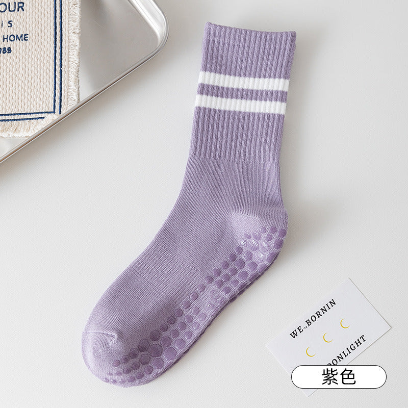 Women's Yoga Socks – Non-Slip Silicone Grip (Pack of 4 )