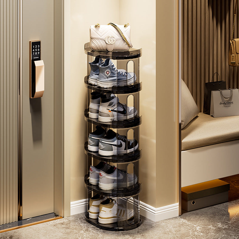 Stackable Plastic Shoe Rack – Space Saver