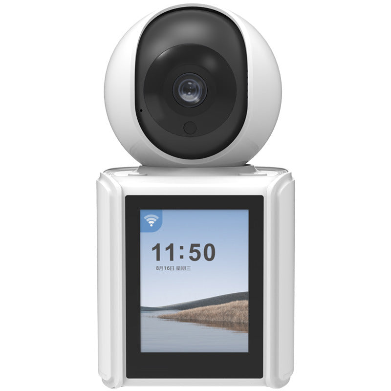 360° Wi-Fi Camera with Display & Two-Way Video Call