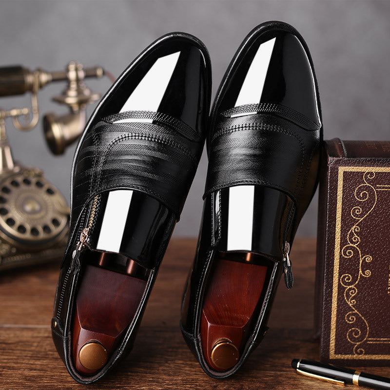 Men’s Fashion Slip-On Pointed Leather Shoes