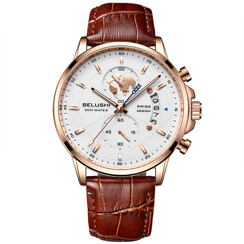 STOCK-Men’s Luminous Quartz Watch | Business Waterproof Style
