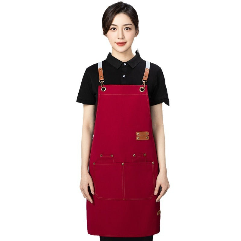 Canvas Waterproof Apron with Custom Printing