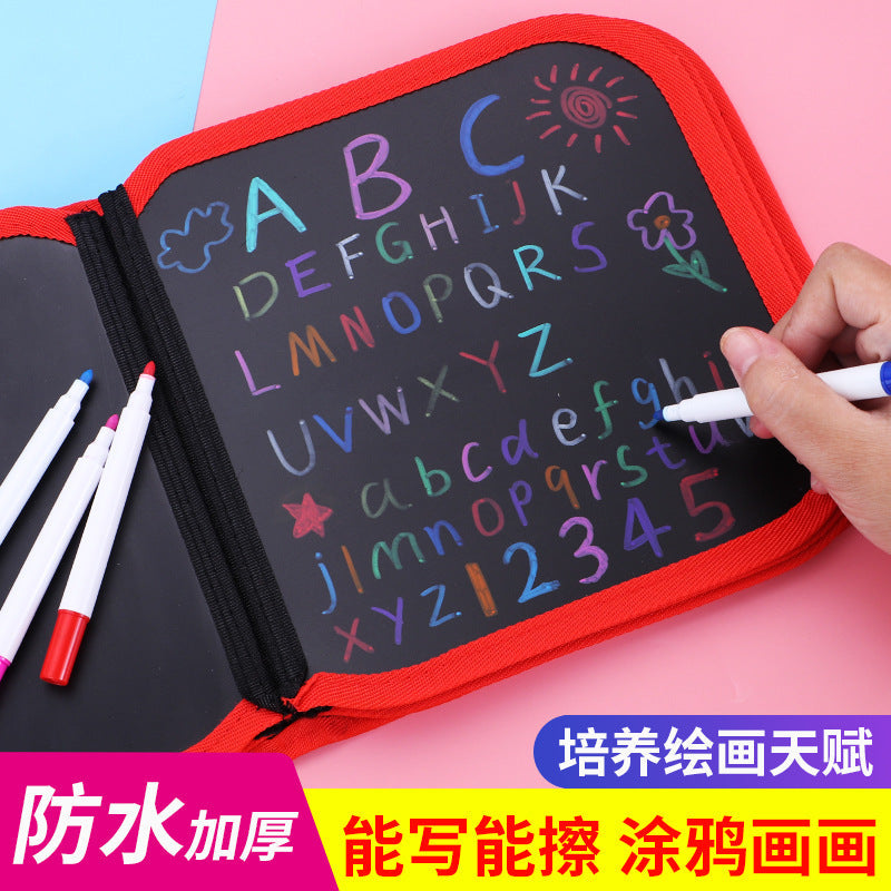 Portable Double Sided Erasable Drawing Board for Kids