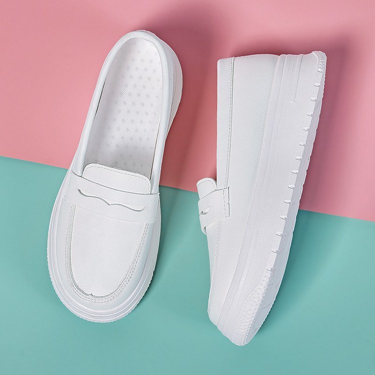 White Nurse Shoes – Non-slip, Soft Sole Work Shoes